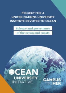 Leaflet cover Ocean University Initiative